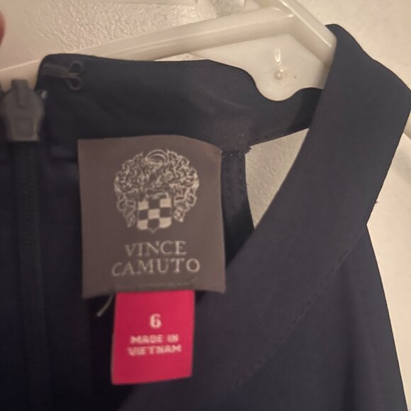 Vince Camuto Navy Blue Dress - Picture 2 of 3
